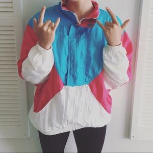 Vintage hipster windbreaker NWT